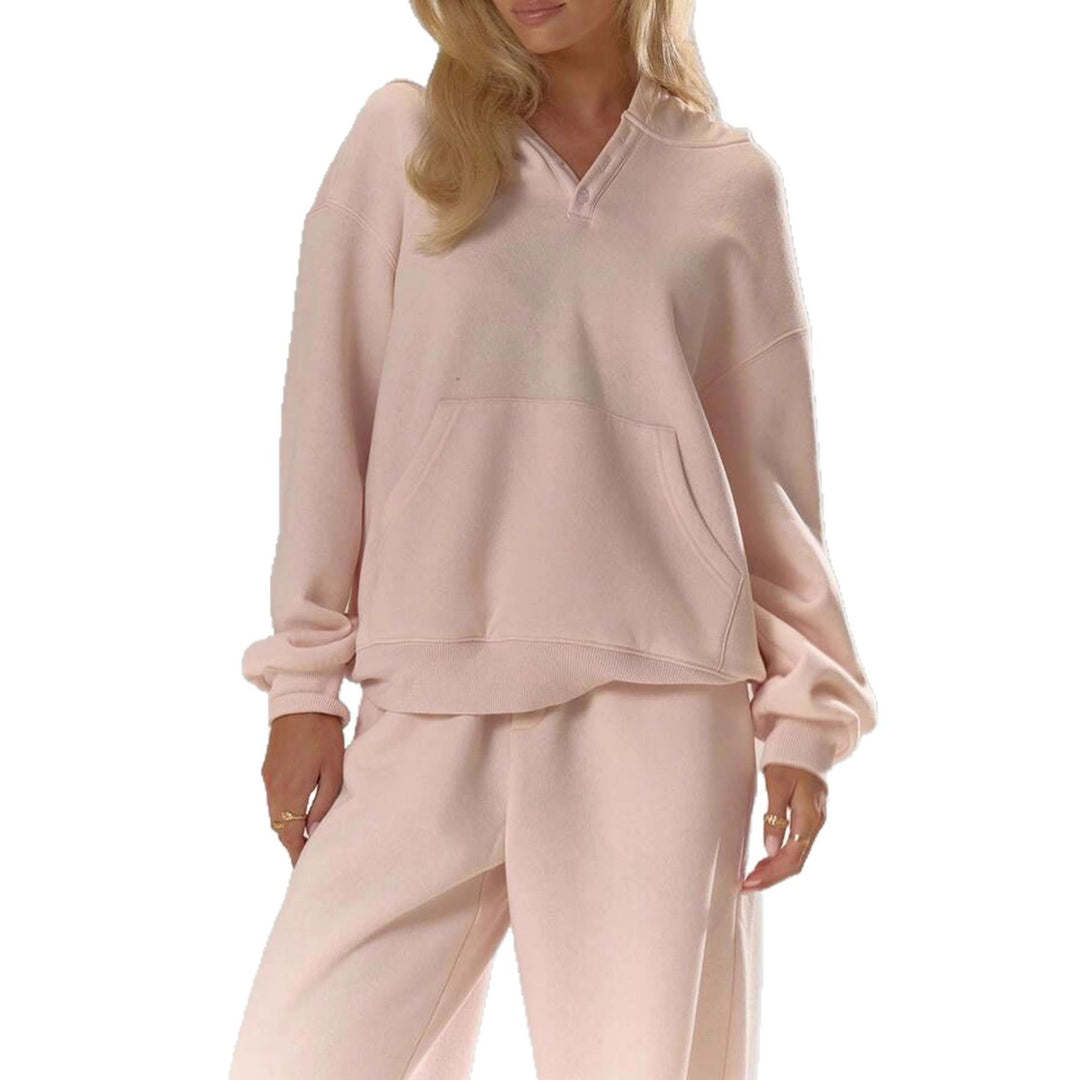 Damer Oversized Hoodie och vid Joggingbyxor Set Mirla-Eva Jonsson