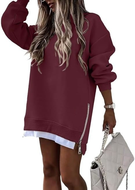 Damer Oversized Huva klänning med dold dragkedja Mirla-Eva Jonsson