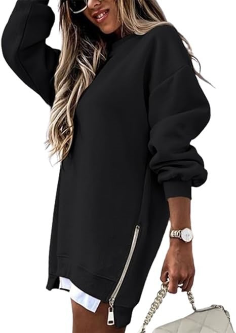 Damer Oversized Huva klänning med dold dragkedja Mirla-Eva Jonsson
