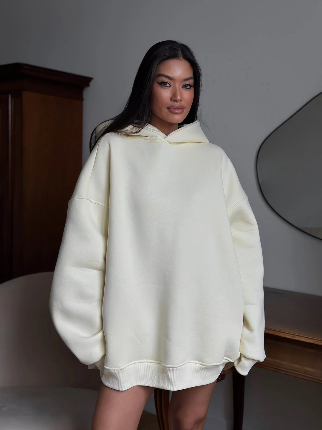 Damer Oversized Huvtröja Eva Jonsson-Eva Jonsson