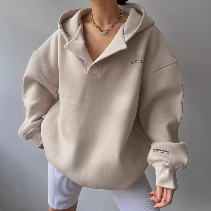 Damer Oversized Huvtröja Mirla-Eva Jonsson