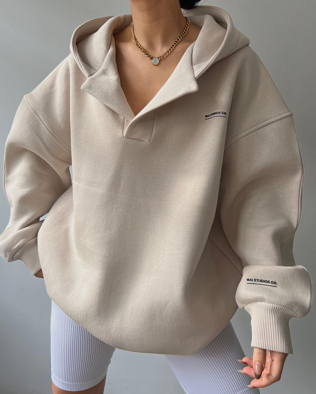 Damer Oversized Huvtröja Mirla-Eva Jonsson