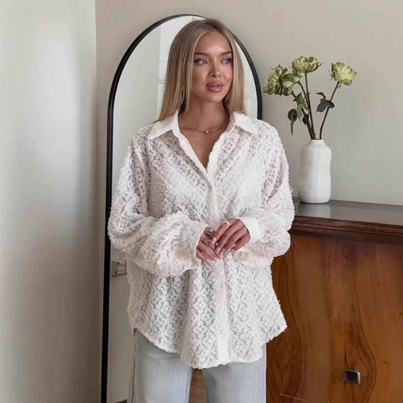 Damer Oversized Jacka med strukturerat material Mirla-Eva Jonsson