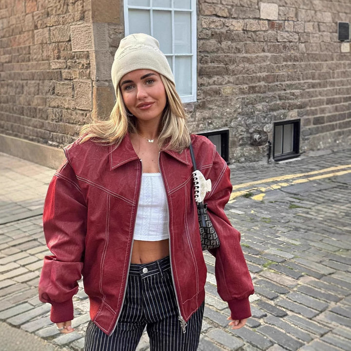 Damer Oversized Jeansjacka Mirla-Eva Jonsson