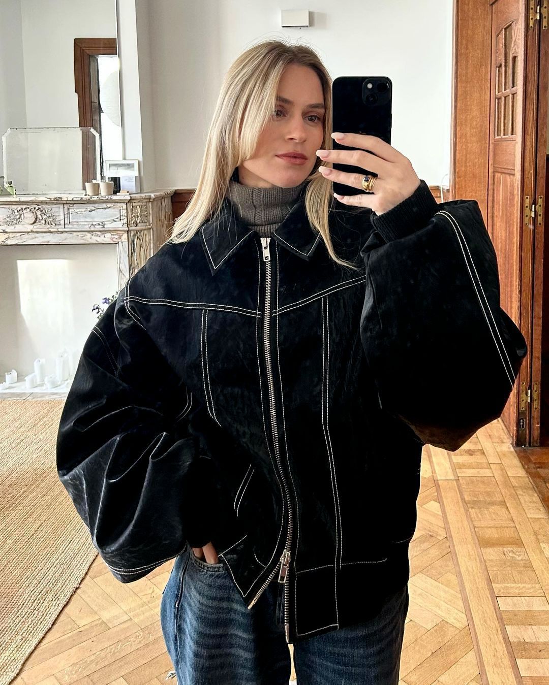 Damer Oversized Jeansjacka Mirla-Eva Jonsson