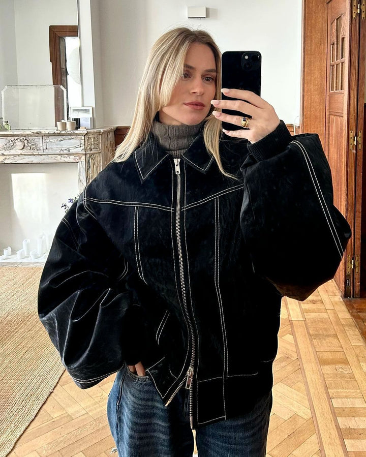 Damer Oversized Jeansjacka Mirla-Eva Jonsson