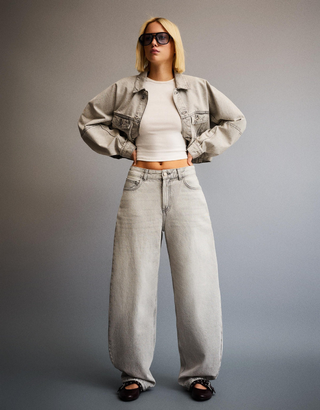 Damer Oversized Jeansjacka Mirla-Eva Jonsson