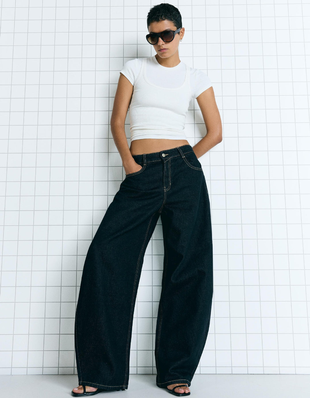Damer Oversized Jeansjacka Mirla-Eva Jonsson