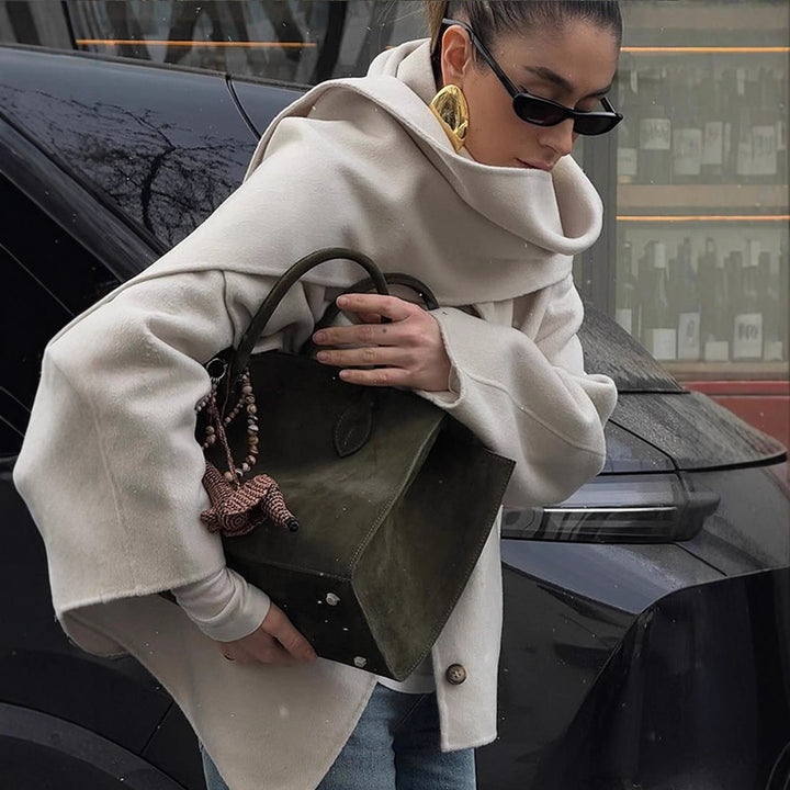 Damer Oversized Kavaj med elegant skärning och praktiska fickor Mirla-Eva Jonsson