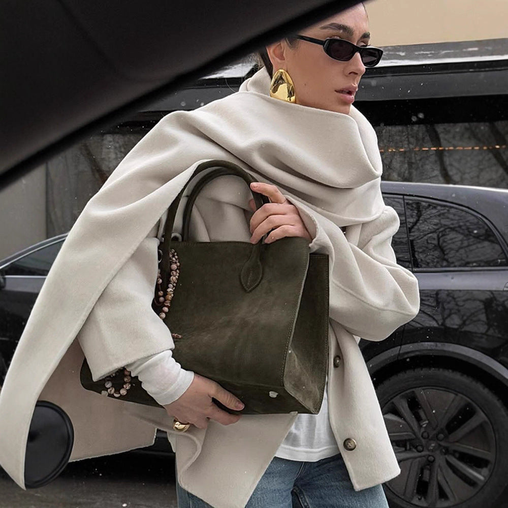 Damer Oversized Kavaj med elegant skärning och praktiska fickor Mirla-Eva Jonsson