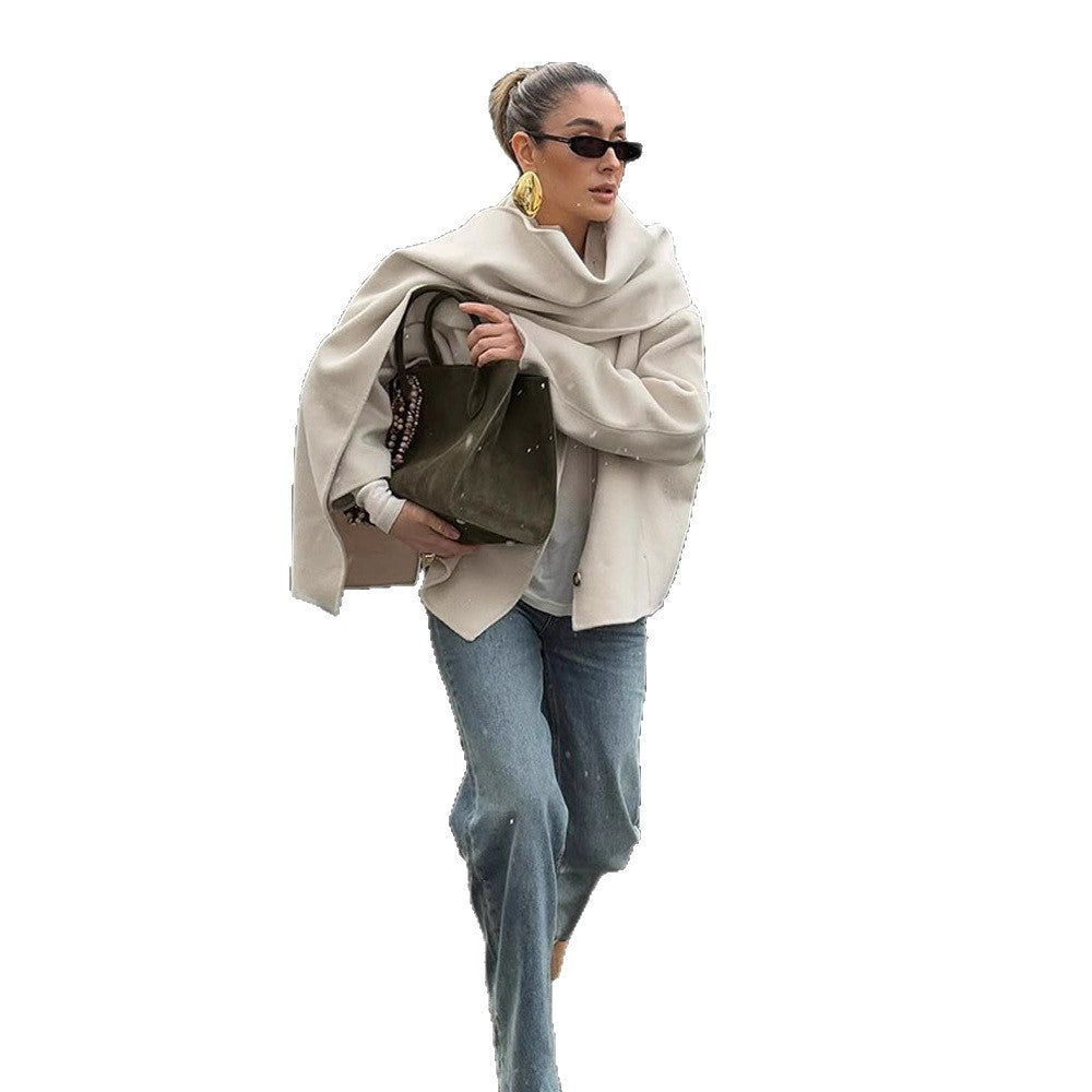 Damer Oversized Kavaj med elegant skärning och praktiska fickor Mirla-Eva Jonsson