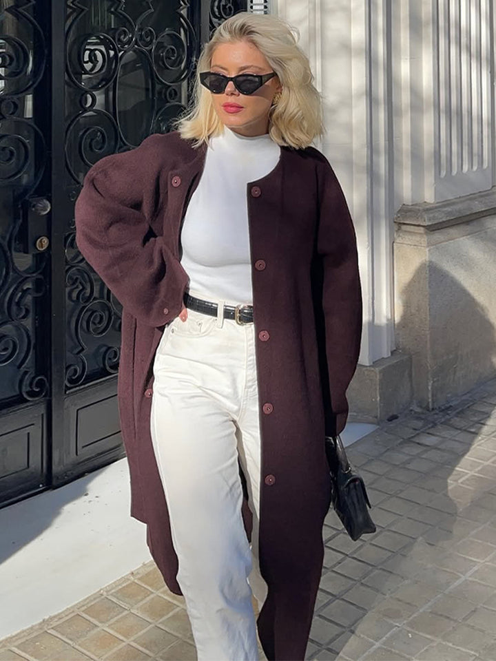 Damer Oversized Kofta med knapppdetaljer Mirla-Eva Jonsson