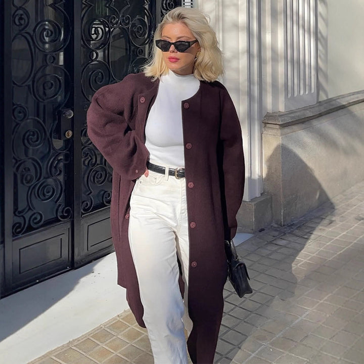 Damer Oversized Kofta med knapppdetaljer Mirla-Eva Jonsson