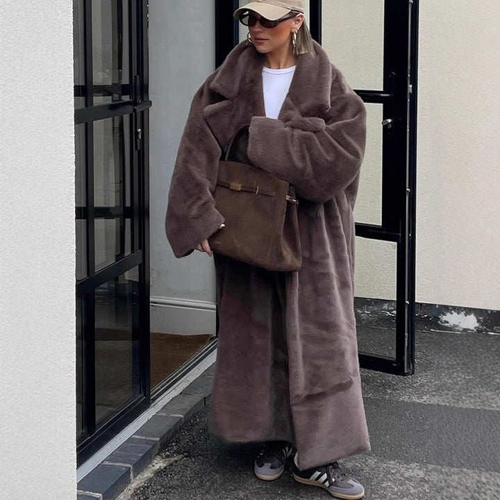 Damer Oversized Konstfauxpälsrock Eva Jonsson-Eva Jonsson