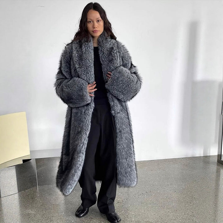 Damer Oversized Konstfauxpälsrock Mirla-Eva Jonsson