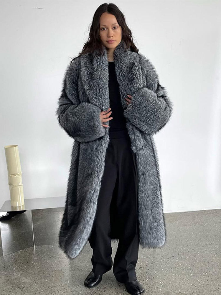 Damer Oversized Konstfauxpälsrock Mirla-Eva Jonsson