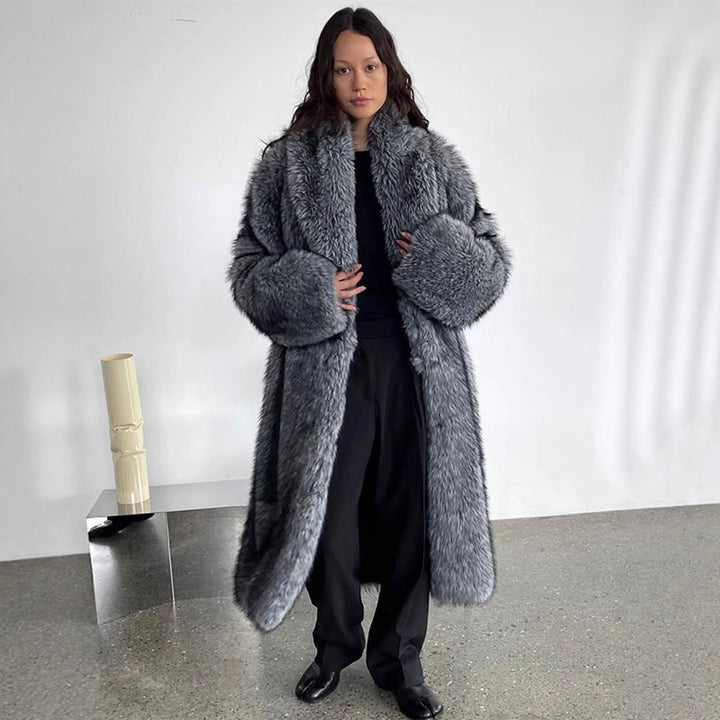 Damer Oversized Konstfauxpälsrock Mirla-Eva Jonsson