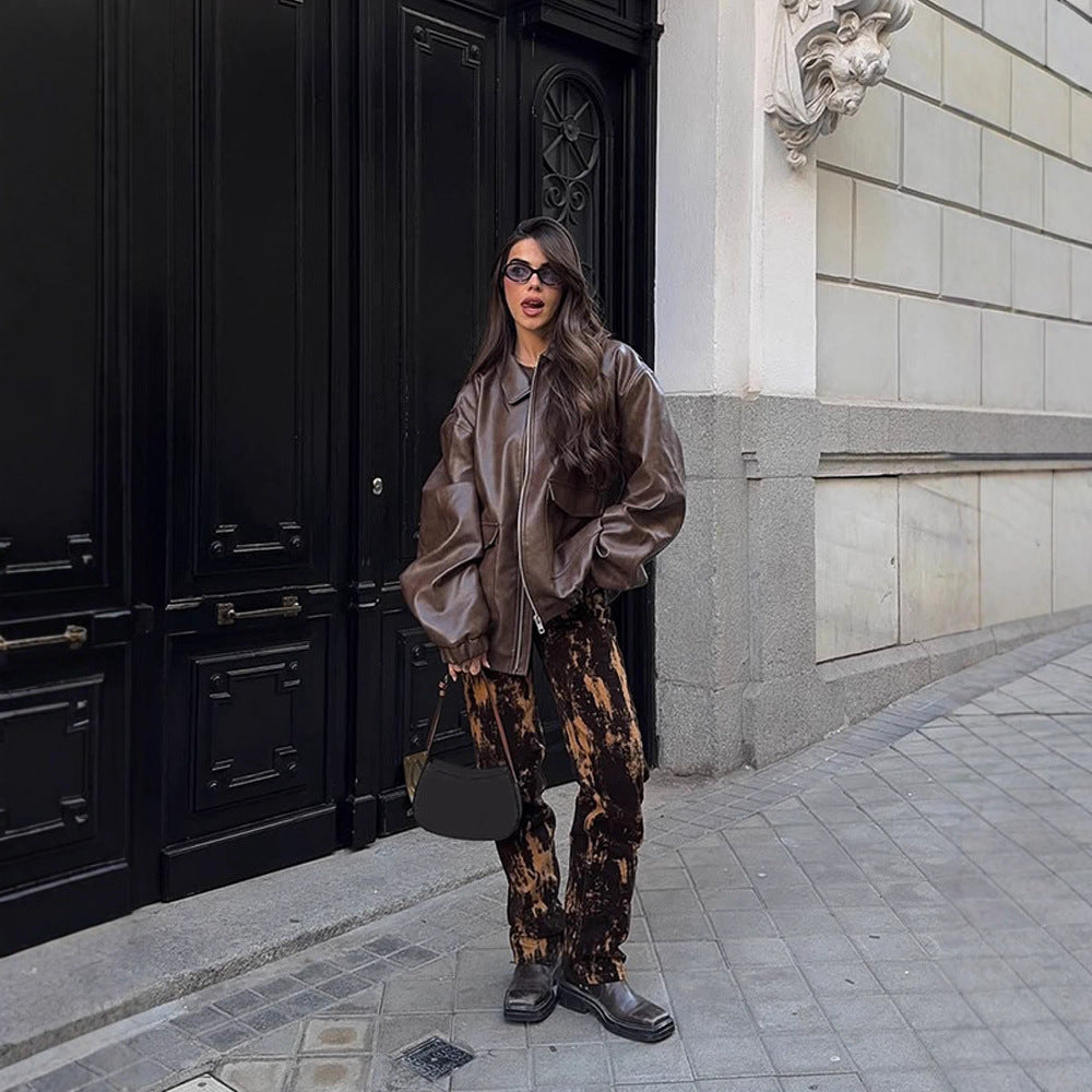 Damer Oversized Konstläderjacka Mirla-Eva Jonsson