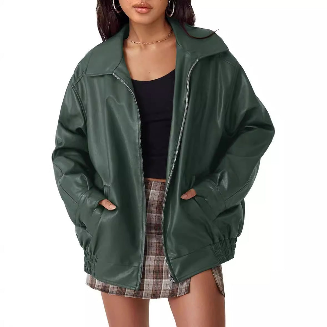Damer Oversized Konstläderjacka Mirla-Eva Jonsson