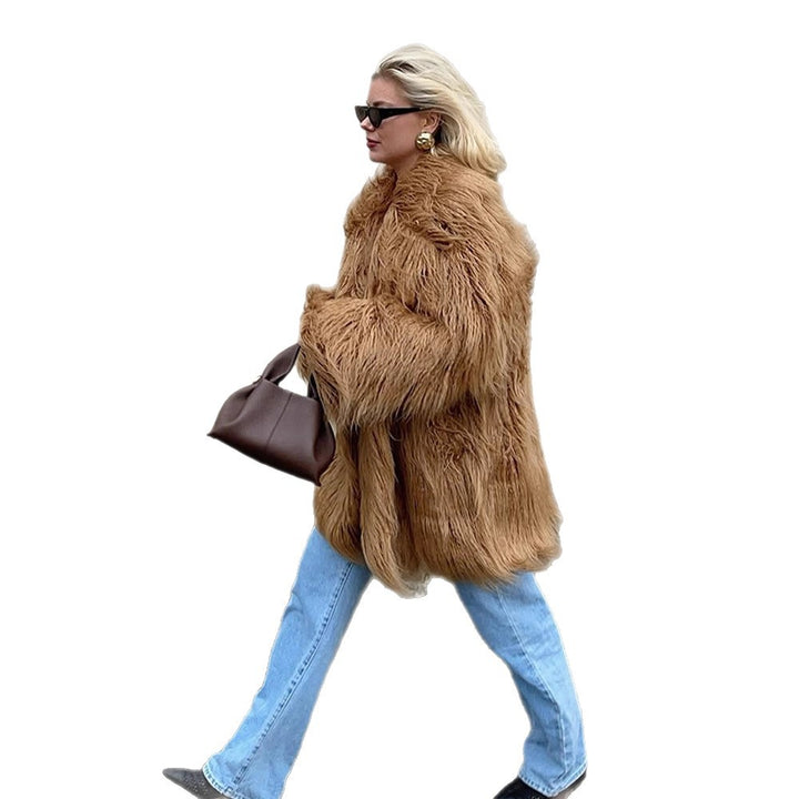 Damer Oversized Konstpälsjacka Eva Jonsson-Eva Jonsson