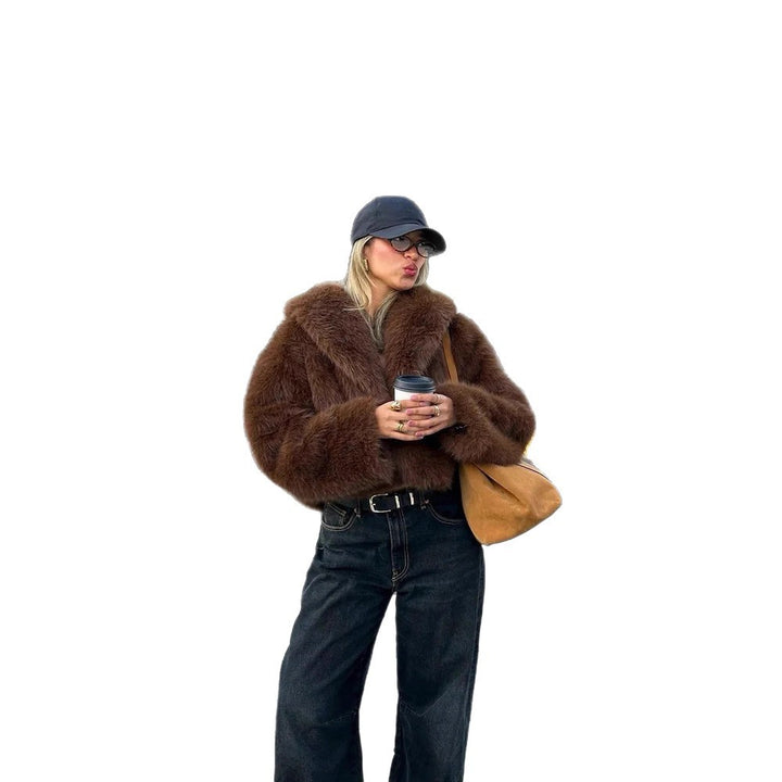 Damer Oversized Konstpälsjacka Mirla-Eva Jonsson