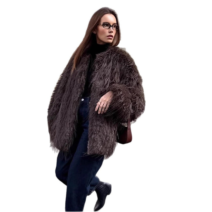 Damer Oversized Konstpälsjacka Mirla-Eva Jonsson