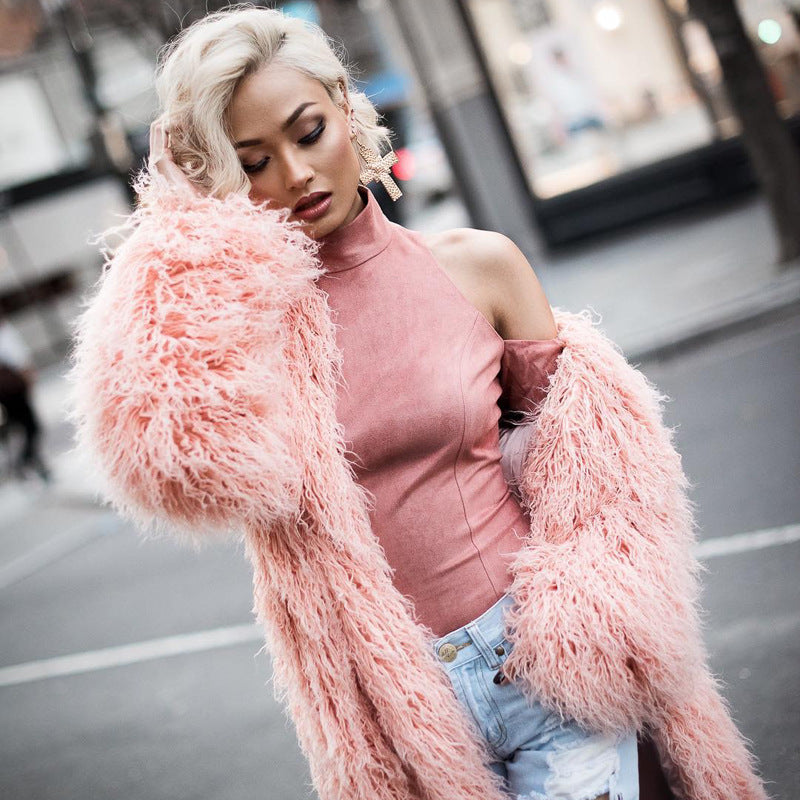 Damer Oversized Konstpälsjacka Mirla-Eva Jonsson