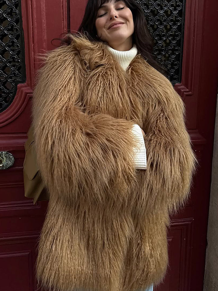 Damer Oversized Konstpälsjacka Eva Jonsson-Eva Jonsson