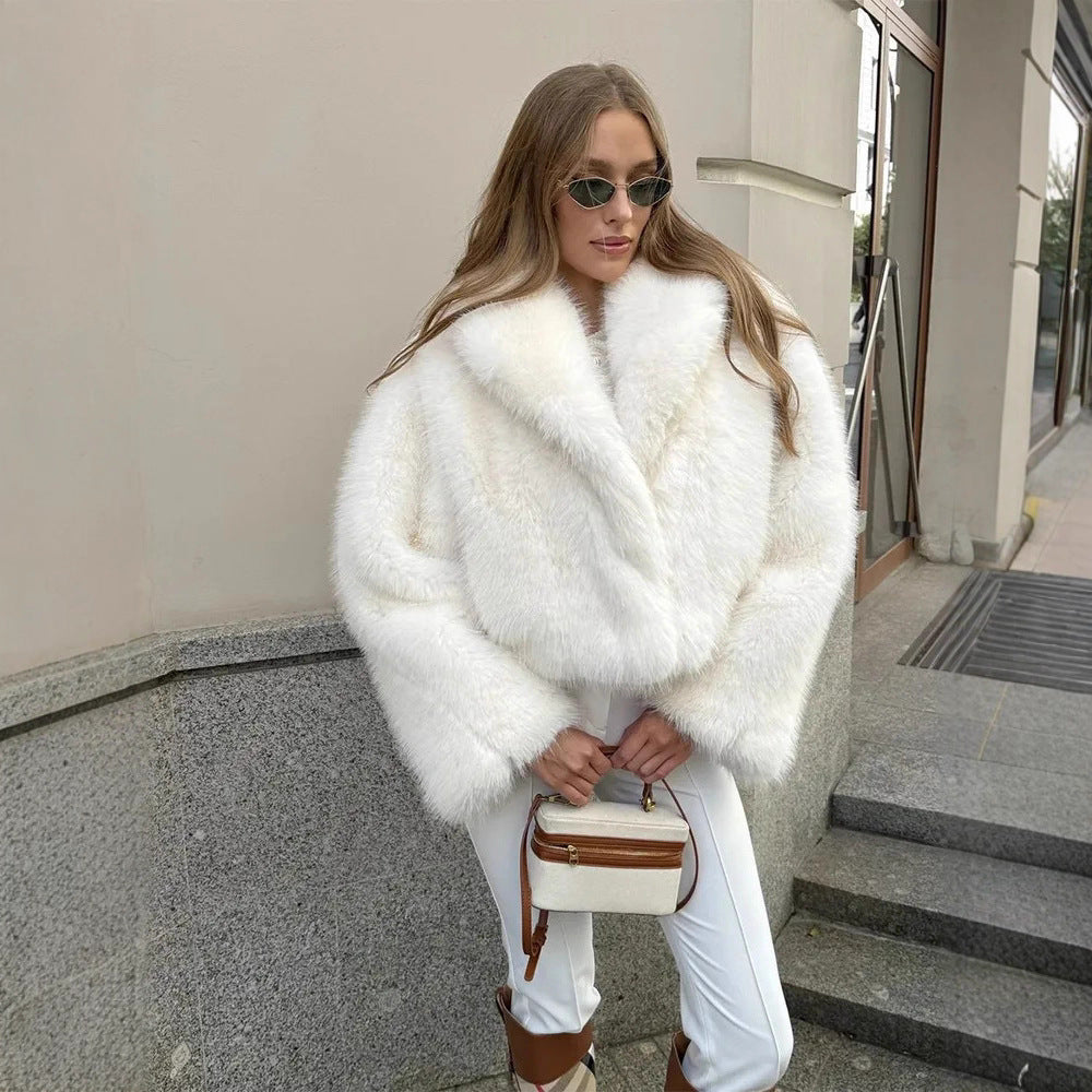 Damer Oversized Konstpälsjacka Mirla-Eva Jonsson