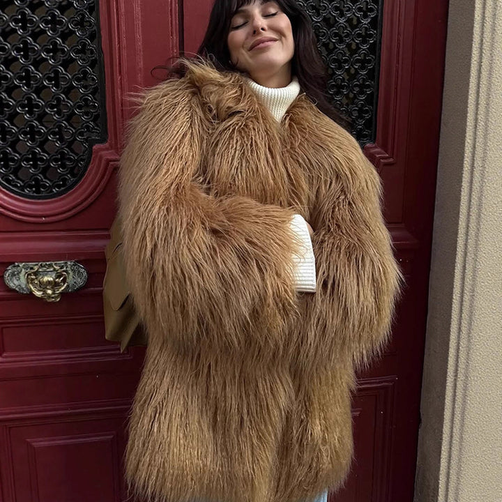 Damer Oversized Konstpälsjacka Eva Jonsson-Eva Jonsson