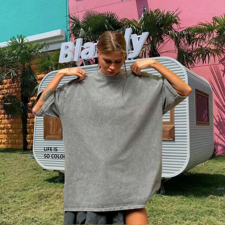 Damer Oversized Mys T-shirt Mirla-Eva Jonsson