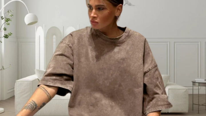 Damer Oversized Mys T-shirt Mirla-Eva Jonsson