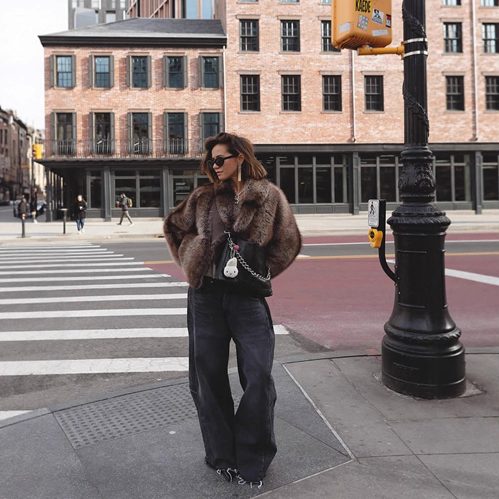 Damer Oversized Pälsjacka Mirla-Eva Jonsson