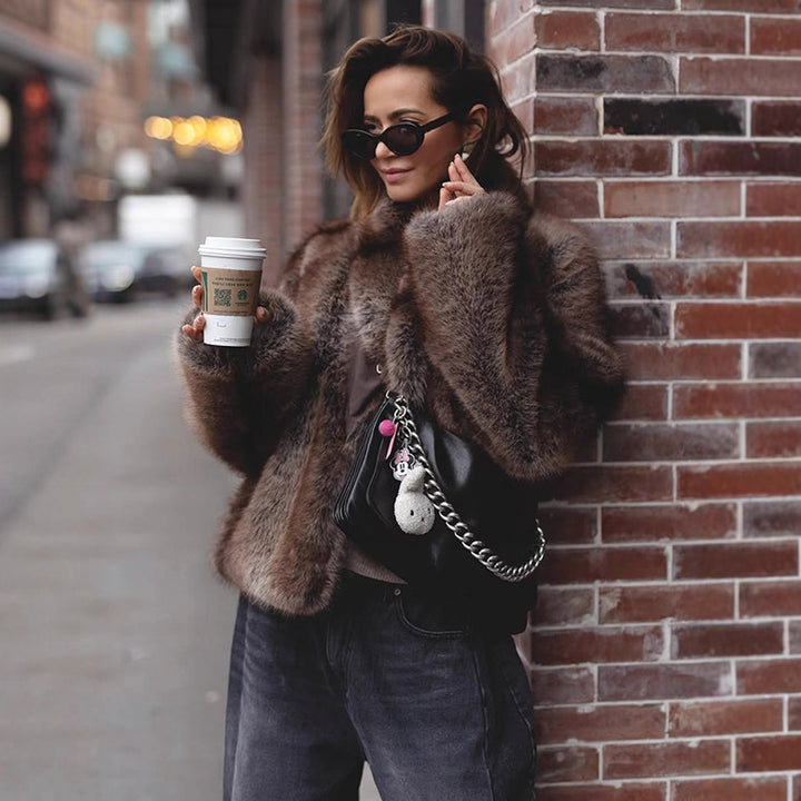 Damer Oversized Pälsjacka Mirla-Eva Jonsson