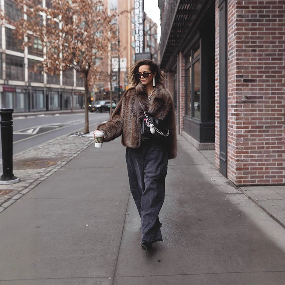 Damer Oversized Pälsjacka Mirla-Eva Jonsson