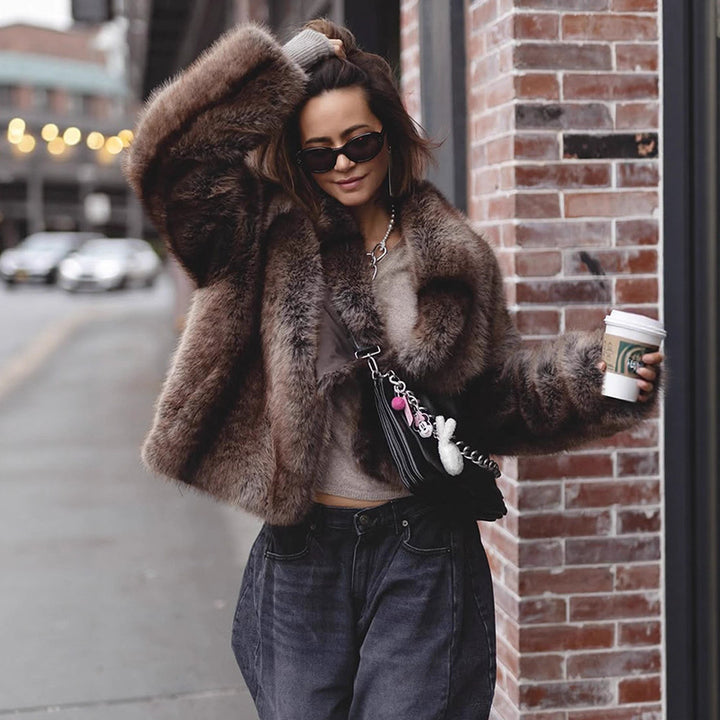 Damer Oversized Pälsjacka Mirla-Eva Jonsson