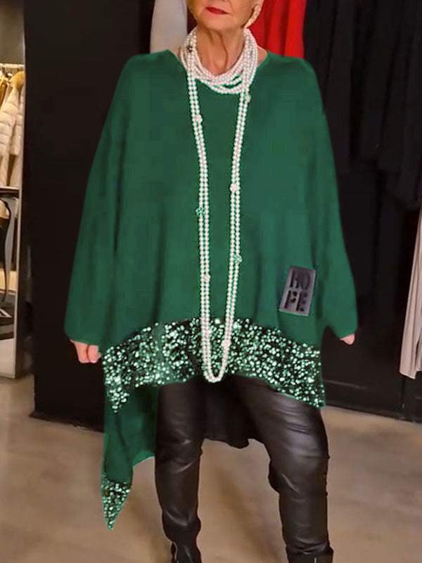 Damer Oversized Pullover med strassdetaljer Mirla-Eva Jonsson