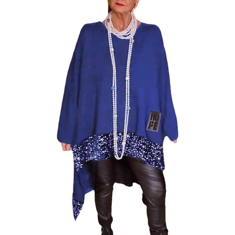 Damer Oversized Pullover med strassdetaljer Mirla-Eva Jonsson