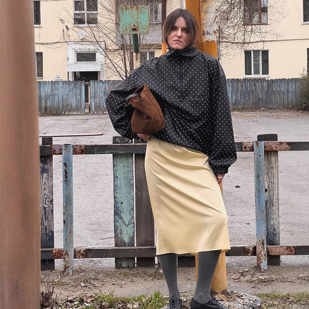 Damer Oversized Regnjacka med prickar Mirla-Eva Jonsson