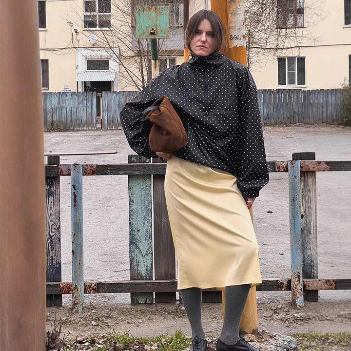 Damer Oversized Regnjacka med prickar Mirla-Eva Jonsson