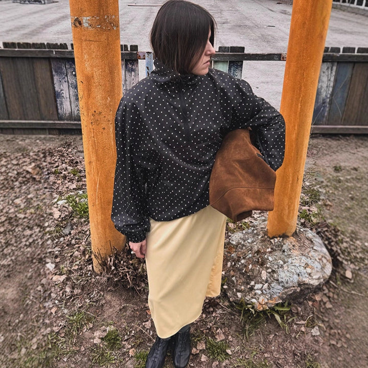Damer Oversized Regnjacka med prickar Mirla-Eva Jonsson