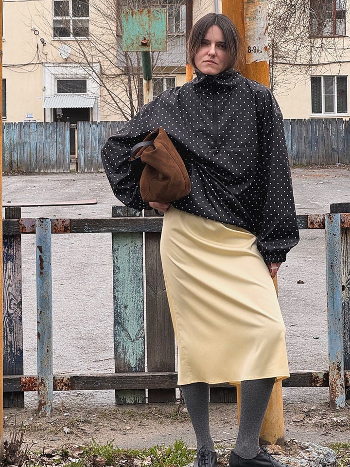 Damer Oversized Regnjacka med prickar Mirla-Eva Jonsson