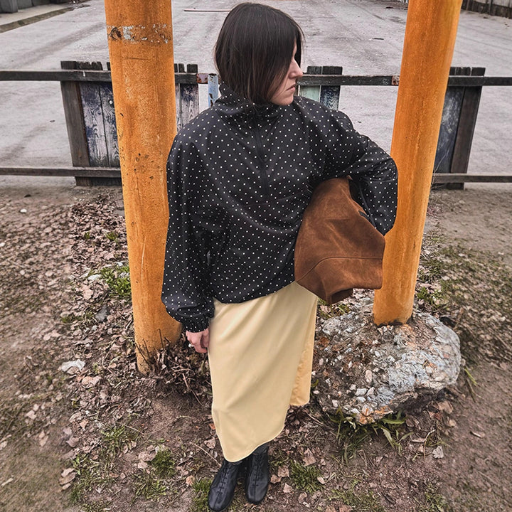 Damer Oversized Regnjacka med prickar Mirla-Eva Jonsson