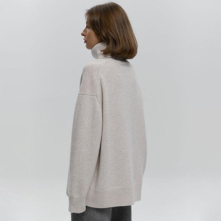Damer Oversized Rullkrage Tröja Mirla-Eva Jonsson