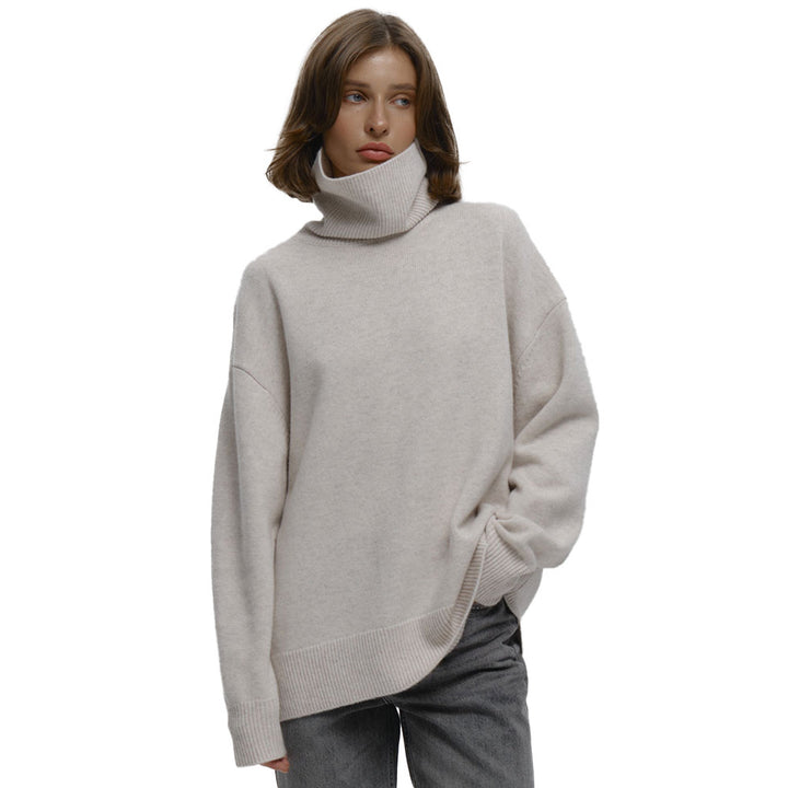 Damer Oversized Rullkrage Tröja Mirla-Eva Jonsson