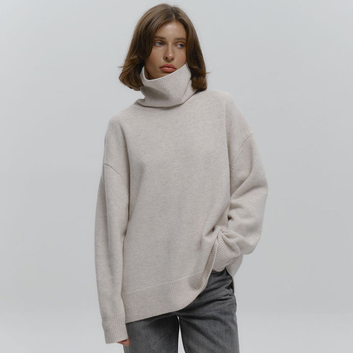 Damer Oversized Rullkrage Tröja Mirla-Eva Jonsson