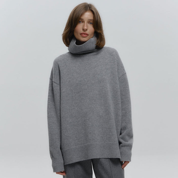Damer Oversized Rullkrage Tröja Mirla-Eva Jonsson