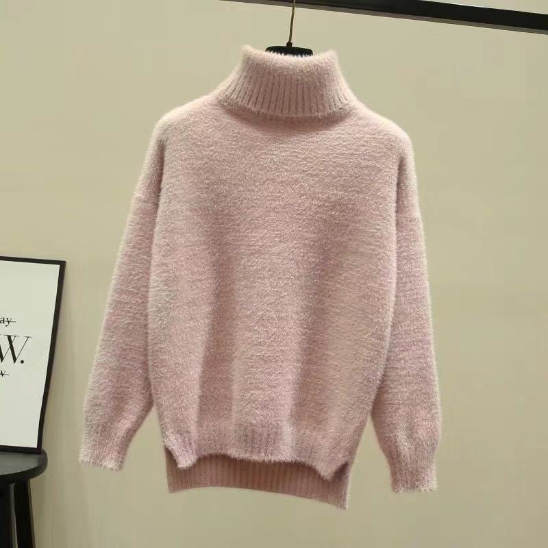Damer Oversized Rullkragskofta i mjuk stickning Eva Jonsson-Eva Jonsson