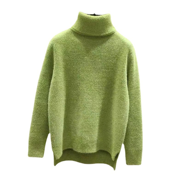 Damer Oversized Rullkragskofta i mjuk stickning Eva Jonsson-Eva Jonsson
