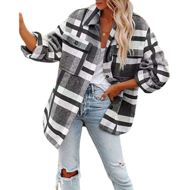 Damer Oversized Rutjacka Mirla-Eva Jonsson